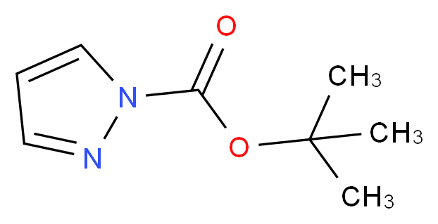 1-Boc-吡唑_分子结构_CAS_219580-32-2)