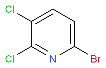 6-bromo-2,3-dichloropyridine_分子结构_CAS_1033820-08-4