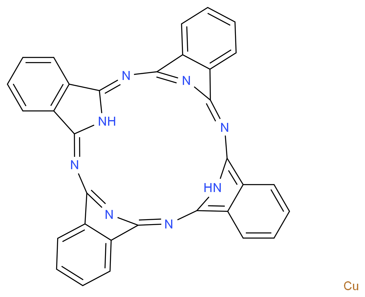 CAS_147-14-8 分子结构