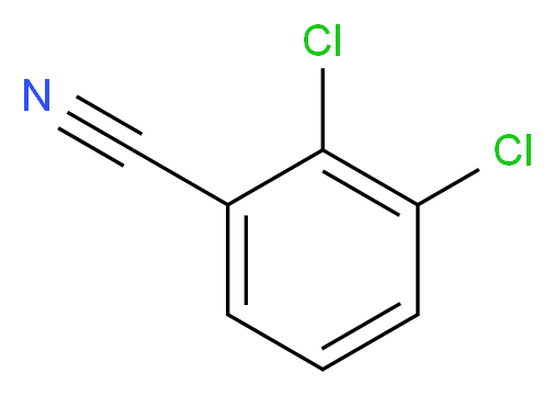 2,3-dichlorobenzonitrile_分子结构_CAS_6574-97-6