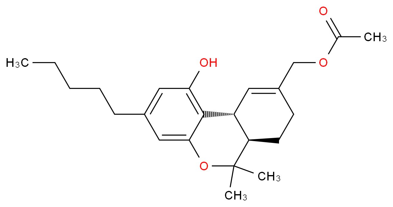 11-Acetoxy-Δ9-tetrahydro Cannabinol_分子结构_CAS_)