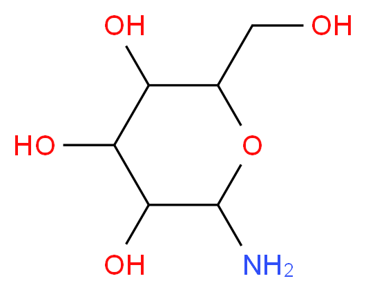 2-amino-6-(hydroxymethyl)oxane-3,4,5-triol_分子结构_CAS_74867-91-7