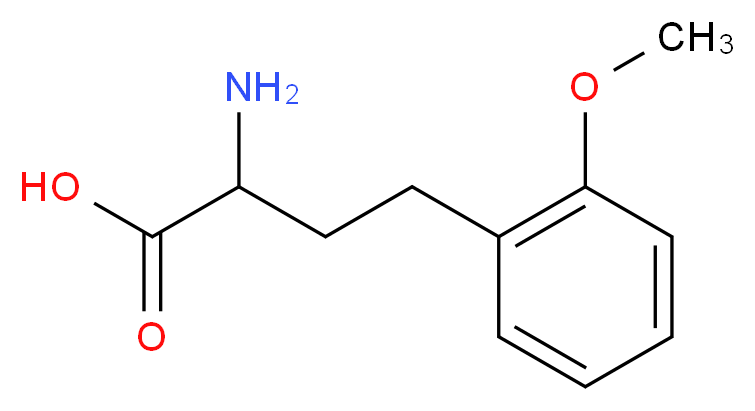 2-amino-4-(2-methoxyphenyl)butanoic acid_分子结构_CAS_225233-75-0