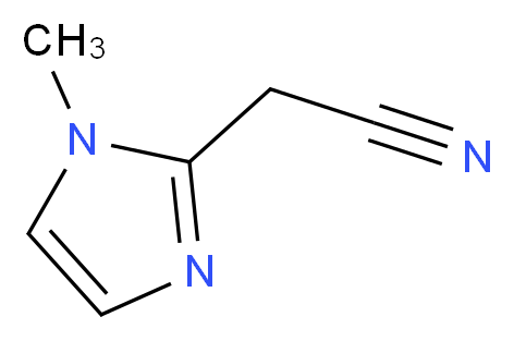 (1-Methyl-1H-imidazol-2-yl)acetonitrile_分子结构_CAS_3984-53-0)