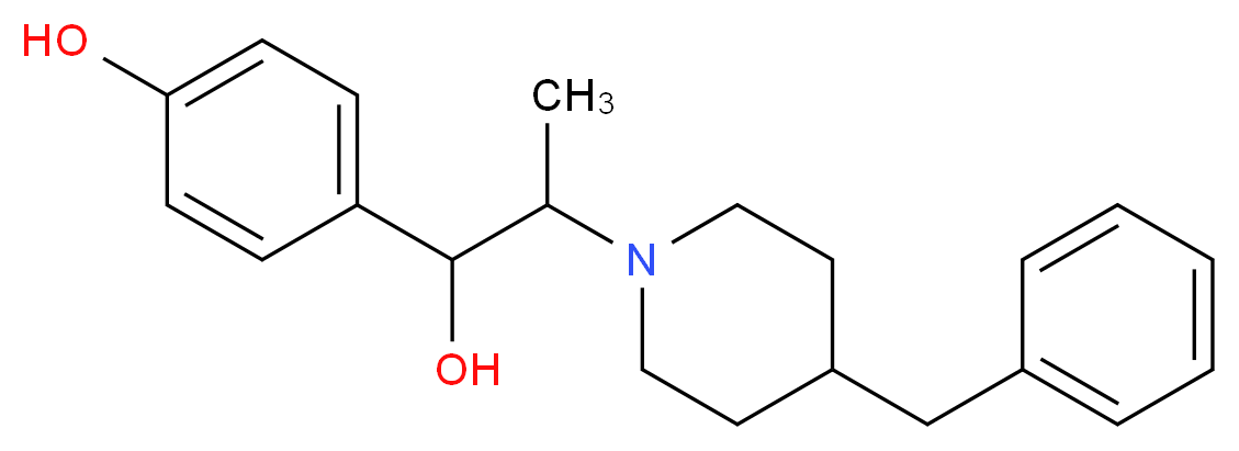 Ifenprodil Hemitartrate_分子结构_CAS_23210-58-4)