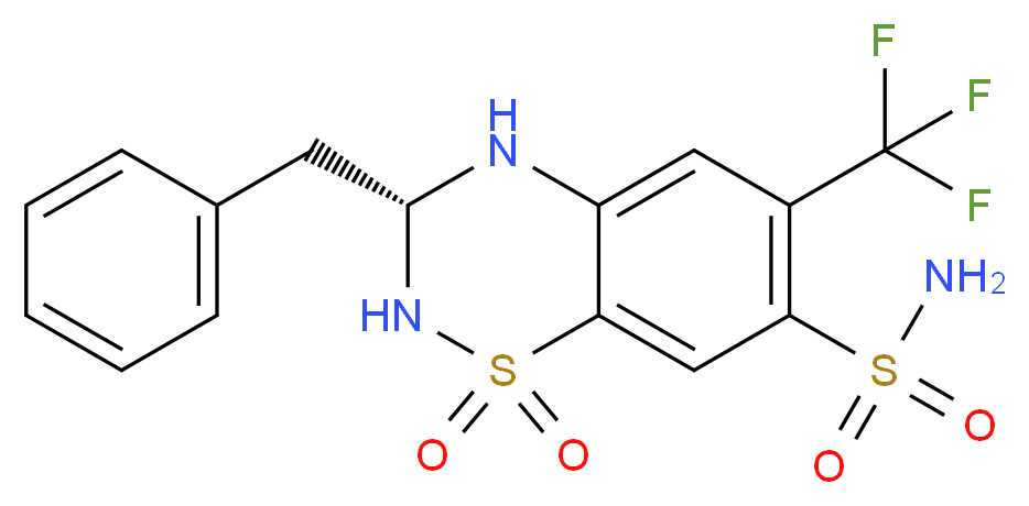 (R)-Bendroflumethiazide_分子结构_CAS_1087345-31-0)