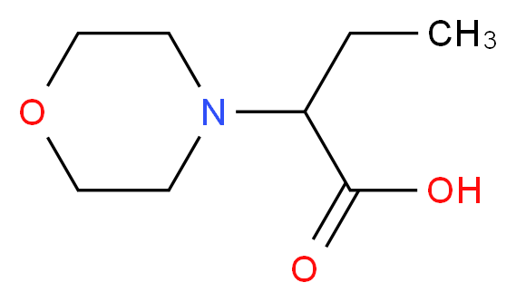 2-(4-morpholinyl)butanoic acid_分子结构_CAS_87439-09-6)