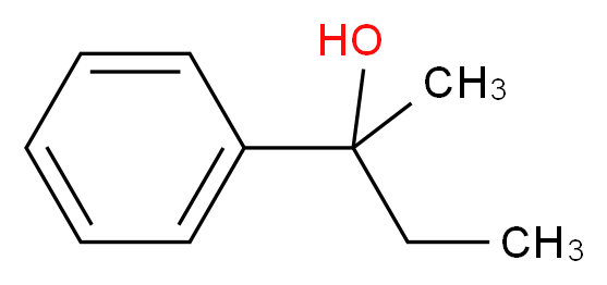 2-苯基-2-丁醇_分子结构_CAS_1565-75-9)