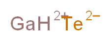 λ<sup>2</sup>-gallium(2+) ion tellanediide_分子结构_CAS_12024-14-5