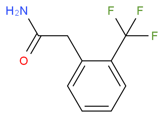 2-(Trifluoromethyl)phenylacetamide_分子结构_CAS_34779-65-2)