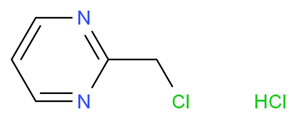 2-(Chloromethyl)pyrimidine hydrochloride_分子结构_CAS_936643-80-0)