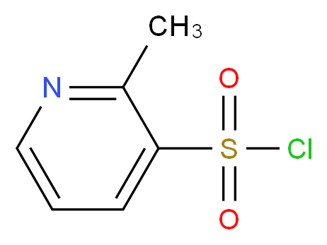 2-methylpyridine-3-sulfonyl chloride_分子结构_CAS_872001-95-1)
