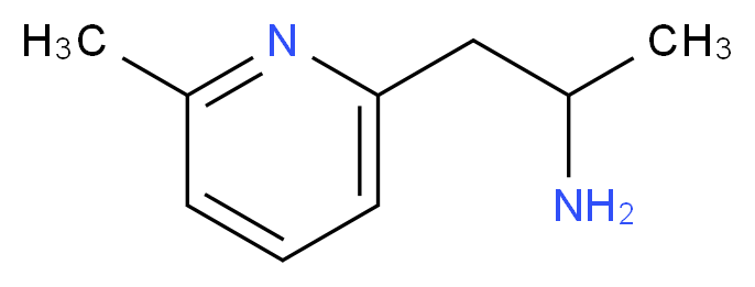 1-(6-methylpyridin-2-yl)propan-2-amine_分子结构_CAS_71271-62-0