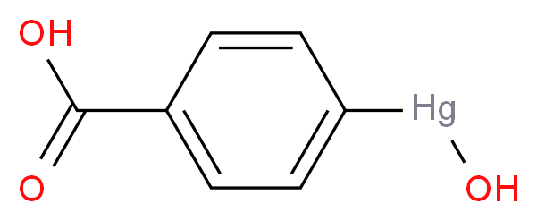 4-(Hydroxymercury)Benzoic Acid_分子结构_CAS_)