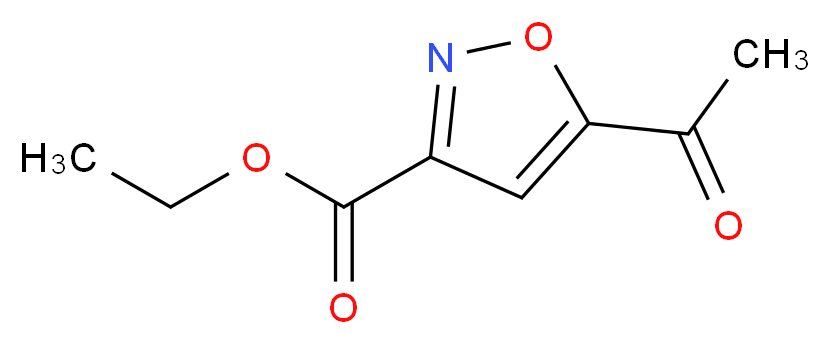 Ethyl 5-acetylisoxazole-3-carboxylate_分子结构_CAS_104776-70-7)