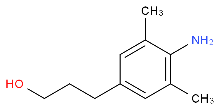 3-(4-amino-3,5-dimethylphenyl)propan-1-ol_分子结构_CAS_454476-59-6