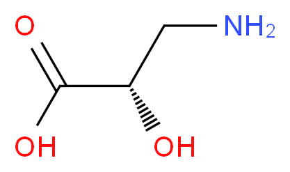 (2S)-3-amino-2-hydroxypropanoic acid_分子结构_CAS_)