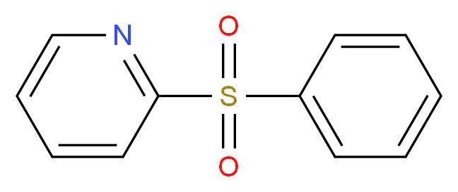 2-(Phenylsulfonyl)pyridine_分子结构_CAS_24244-60-8)