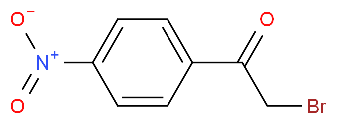 2-bromo-1-(4-nitrophenyl)ethan-1-one_分子结构_CAS_99-81-0