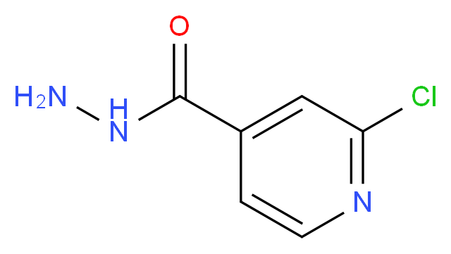2-Chloro-isonicotinic acid hydrazide_分子结构_CAS_58481-04-2)