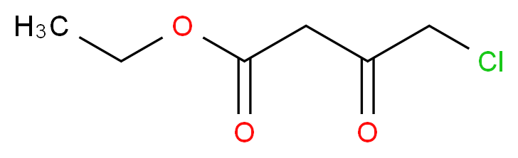 4-氯乙酰乙酸乙酯_分子结构_CAS_638-07-3)