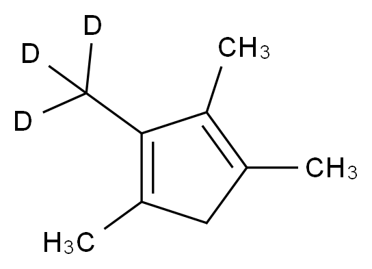 2-(<sup>2</sup>H<sub>3</sub>)methyl-1,3,4-trimethylcyclopenta-1,3-diene_分子结构_CAS_1173021-94-7