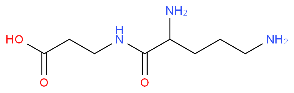 Orn-β-Ala dihydrochloride_分子结构_CAS_94588-27-9)