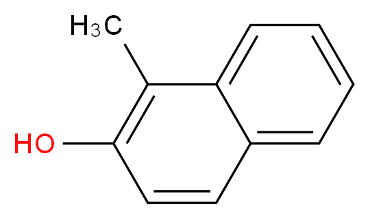 1-methylnaphthalen-2-ol_分子结构_CAS_1076-26-2