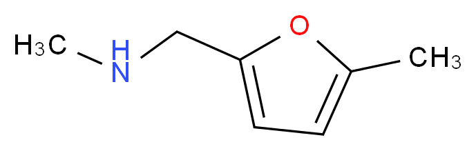 N-methyl-1-(5-methyl-2-furyl)methanamine_分子结构_CAS_14668-91-8)