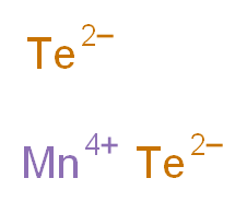 manganese(4+) ion ditellanediide_分子结构_CAS_12032-89-2