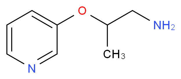 [2-(Pyridin-3-yloxy)propyl]amine_分子结构_CAS_886763-53-7)