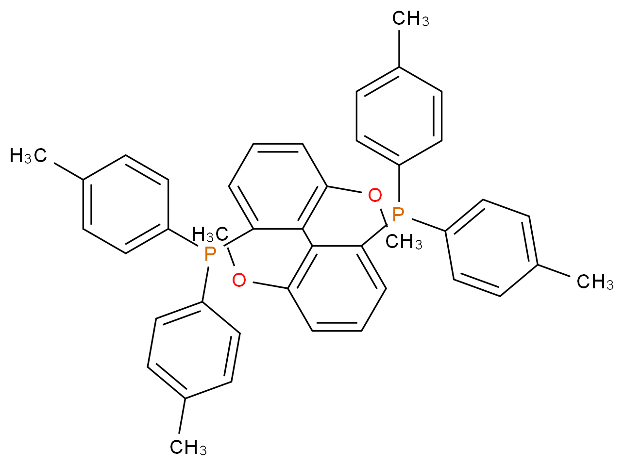 (S)-(6,6′-二甲氧基联苯-2,2′-二基)二[双(4-甲基苯基)膦]_分子结构_CAS_133545-25-2)