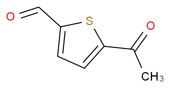 5-acetyl-2-thiophenecarbaldehyde_分子结构_CAS_4565-29-1)