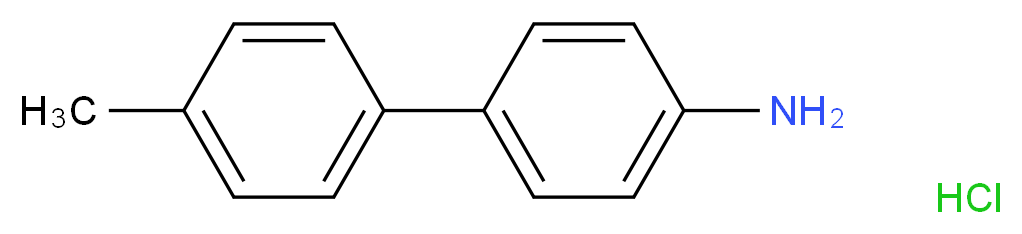 4-(4-methylphenyl)aniline hydrochloride_分子结构_CAS_1204-78-0