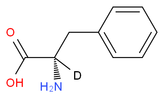 (2S)-2-amino-3-phenyl(2-<sup>2</sup>H)propanoic acid_分子结构_CAS_54793-54-3