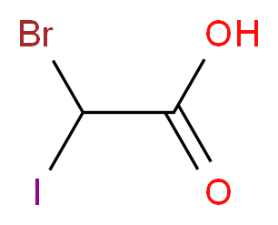 2-bromo-2-iodoacetic acid_分子结构_CAS_71815-43-5