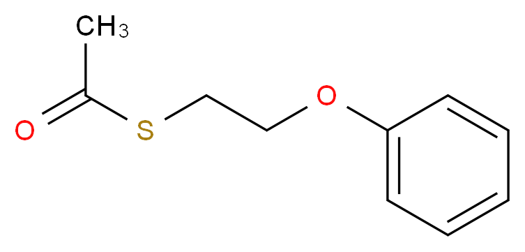 1-[(2-phenoxyethyl)sulfanyl]ethan-1-one_分子结构_CAS_60359-72-0