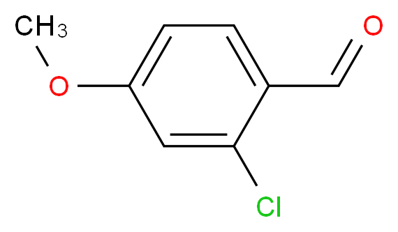 2-chloro-4-methoxybenzaldehyde_分子结构_CAS_54439-75-7