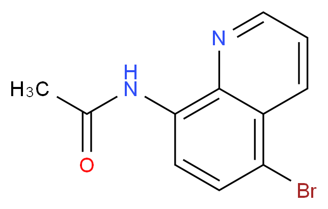 N-(5-Bromoquinolin-8-yl)acetamide_分子结构_CAS_99851-80-6)