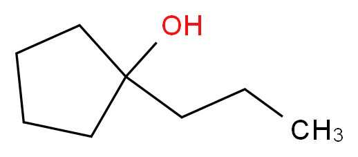 1-正-丙基环戊醇_分子结构_CAS_1604-02-0)