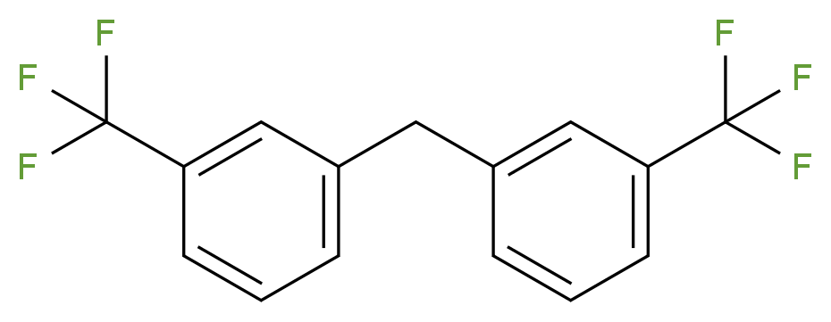 3,3'-Bis(trifluoromethyl)diphenylmethane_分子结构_CAS_86845-35-4)