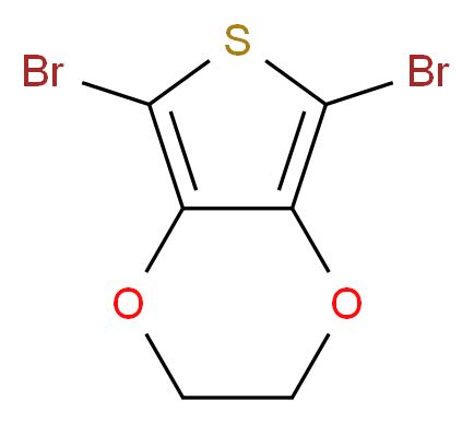 5,7-Dibromo-2,3-dihydrothieno[3,4-b][1,4]dioxine_分子结构_CAS_174508-31-7)