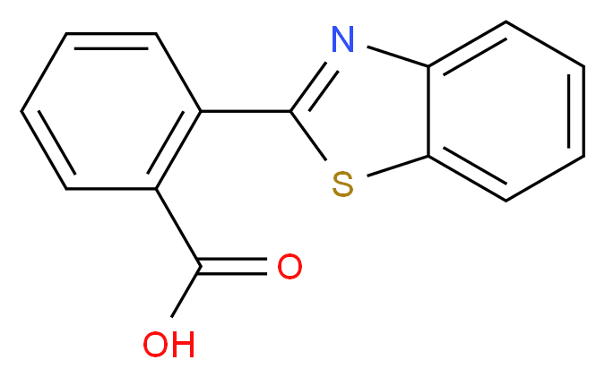 2-Benzothiazol-2-yl-benzoic acid_分子结构_CAS_6340-29-0)