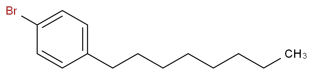 4-(Oct-1-yl)bromobenzene_分子结构_CAS_51554-93-9)