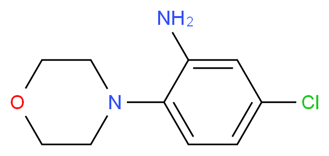 5-Chloro-2-morpholin-4-yl-phenylamine_分子结构_CAS_90875-44-8)