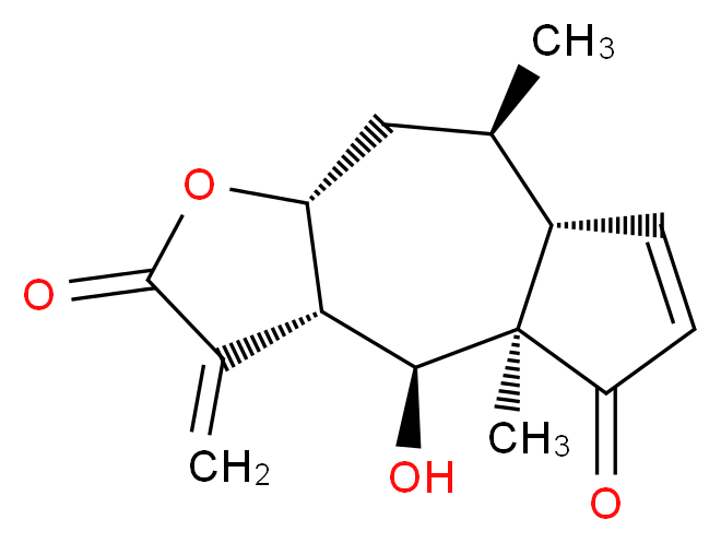 Helenalin_分子结构_CAS_6754-13-8)