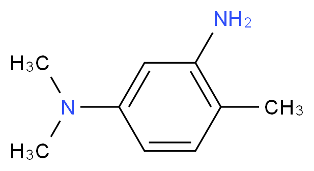 1-N,1-N,4-trimethylbenzene-1,3-diamine_分子结构_CAS_6370-29-2