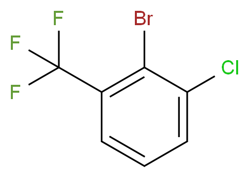 2-Bromo-3-chlorobenzotrifluoride_分子结构_CAS_)