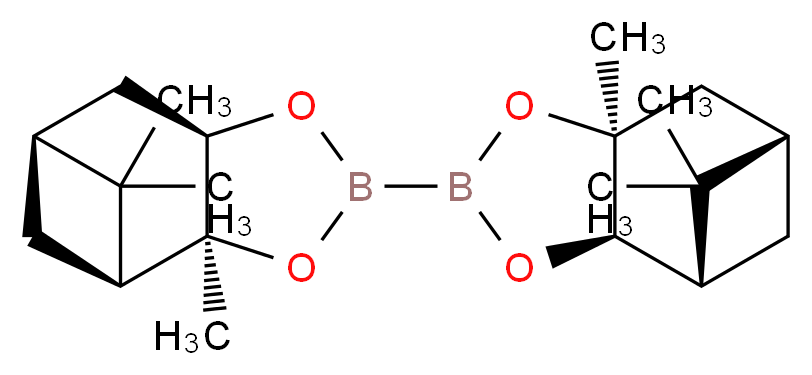 (1S,2S,6R,8S)-2,9,9-trimethyl-4-[(1S,2R,6S,8S)-6,9,9-trimethyl-3,5-dioxa-4-boratricyclo[6.1.1.0<sup>2</sup>,<sup>6</sup>]decan-4-yl]-3,5-dioxa-4-boratricyclo[6.1.1.0<sup>2</sup>,<sup>6</sup>]decane_分子结构_CAS_230299-17-9