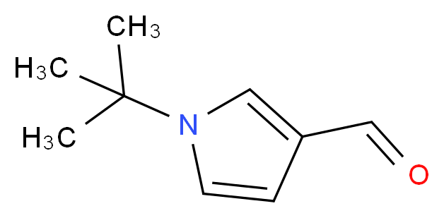 1-tert-butyl-1H-pyrrole-3-carbaldehyde_分子结构_CAS_30186-46-0